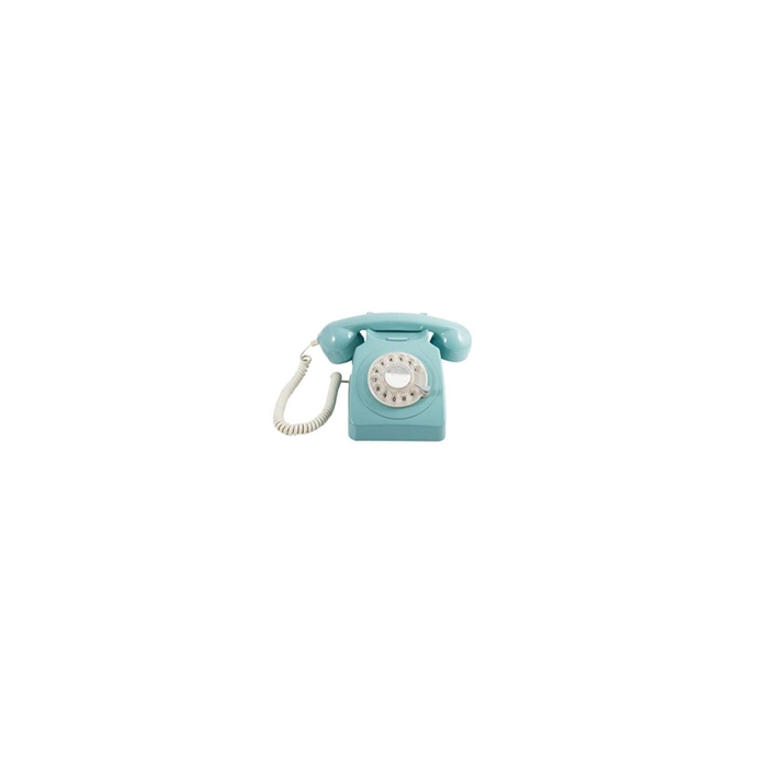 Téléphone rétro GPO 746 bleu clair - Générique