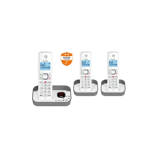 F 860 VOICE TRIO - Téléphone Fixe Alcatel