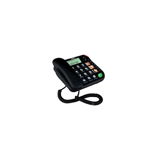 KXT480 - Téléphone Filaire Noir pour Seniors