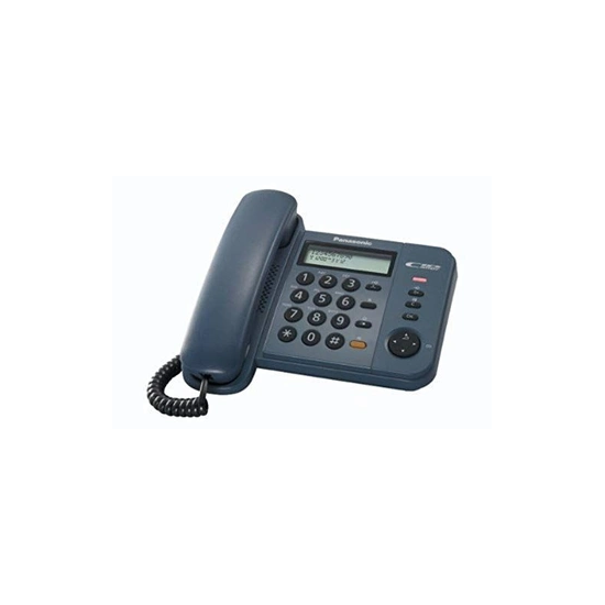 KX-TS580GC - Téléphone filaire avec ID d'appelant/appel en instance - bleu foncé