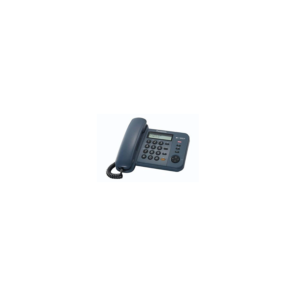 KX-TS580GC - Téléphone filaire avec ID d'appelant/appel en instance - bleu foncé