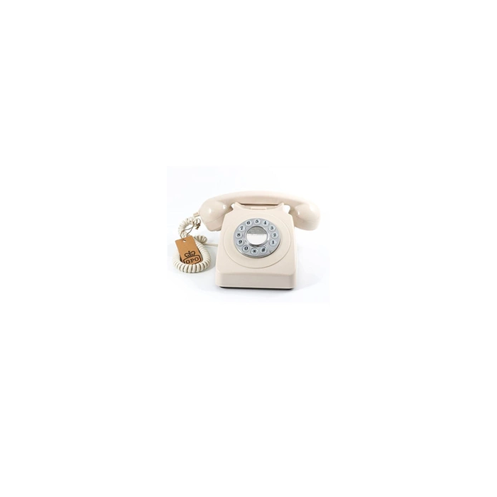 GPO 746 PUSH Ivoire - Téléphone Fixe Rétro