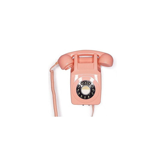 GPO 746 WALL Rose - Téléphone mural rétro