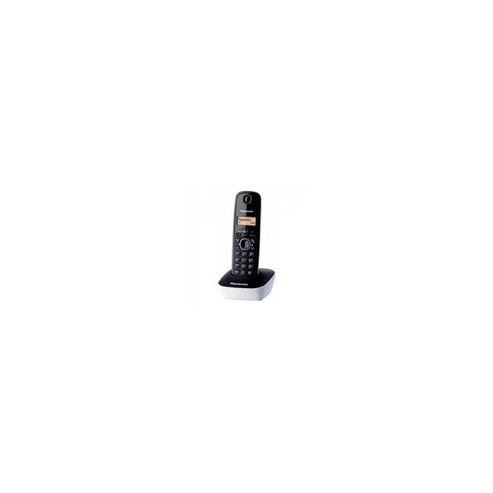 KX-TG1611SPW - Téléphone sans fil avec ID d'appelant - DECT - noir, blanc