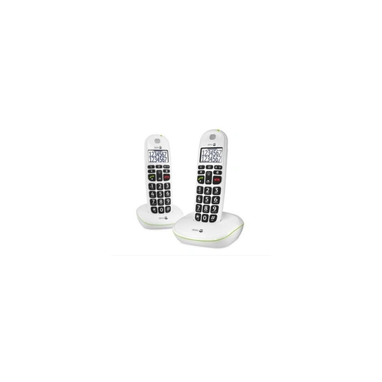 Téléphone sans fil Doro PhoneEasy 110W Duo Blanc