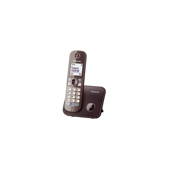 KX-TG6811 - Téléphone sans fil avec ID d'appelant - DECT - Marron mocca