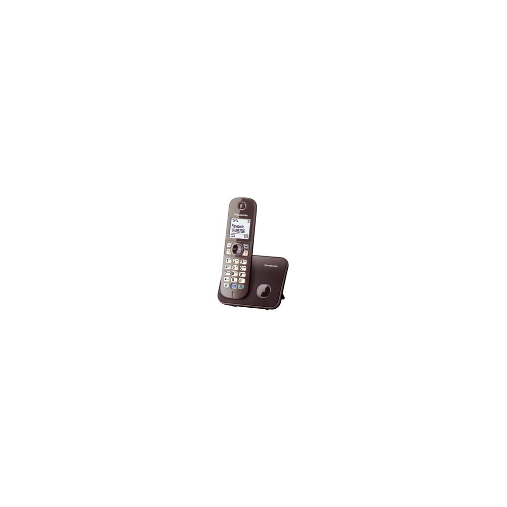KX-TG6811 - Téléphone sans fil avec ID d'appelant - DECT - Marron mocca