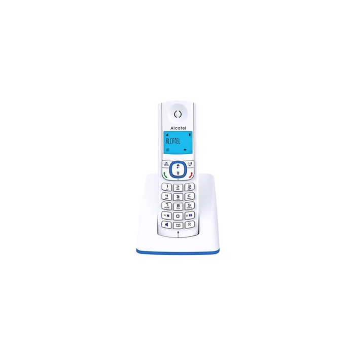 Alcatel Classic F530 - Téléphone sans fil avec ID d'appelant - DECT - (conférence) à trois capacité d'appel - bleu