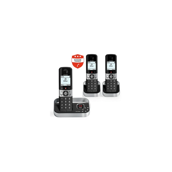 Pack F890 Trio avec Répondeur - Alcatel