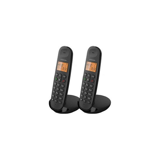 ILOA 250 DUO Black - Téléphone Fixe Logicom