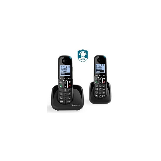 Téléphone sans fil DUO Bigtel 1502 pour Seniors