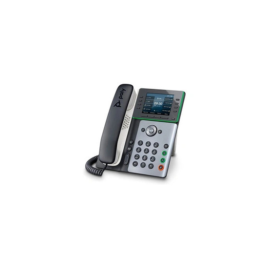 Poly Edge E350 - Téléphone VoIP SIP Bleu Nuit