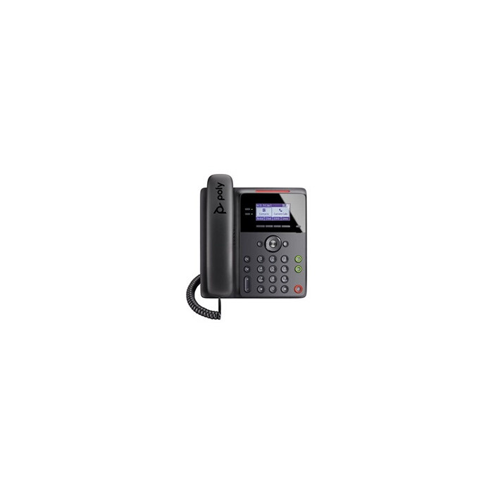 Poly Edge B30 - Téléphone VoIP - à 5 voies capacité d'appel - SIP - 16 lignes - noir
