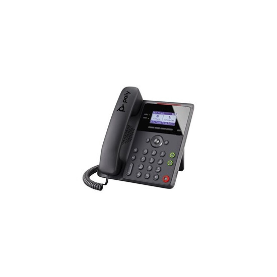Poly Edge B10 - Téléphone VoIP avec ID d'appelant/appel en instance - à 5 voies capacité d'appel - SIP, SDP - 8 lignes