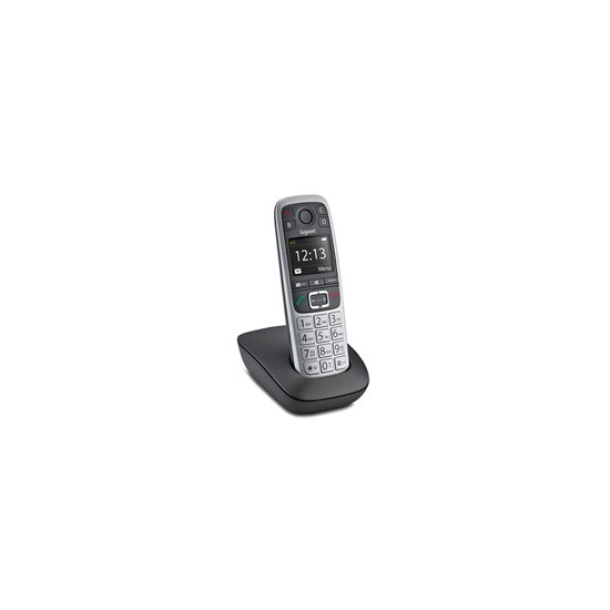 Gigaset E560 Téléphone Analog/Dect Noir, Argent