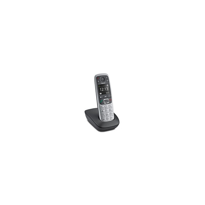 Gigaset E560 Téléphone Analog/Dect Noir, Argent