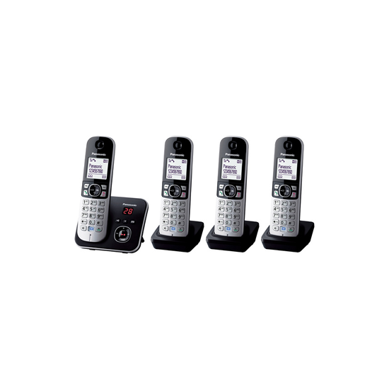 Panasonic KX-TG6824FRB - Téléphone sans fil DECT