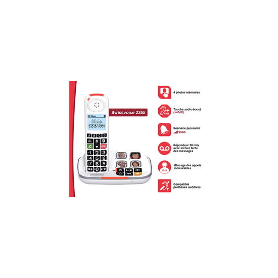 Xtra 2355 Téléphone Senior avec Répondeur