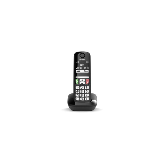 Téléphone DECT E270 avec identification de l'appelant Noir