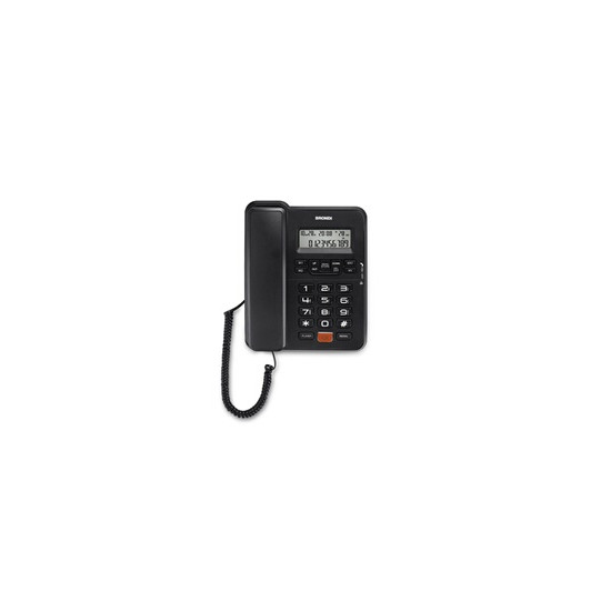 Téléphone de bureau DECT Noir - Brondi