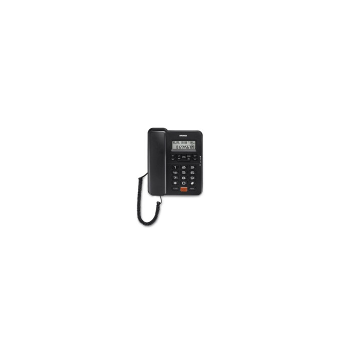 Téléphone de bureau DECT Noir - Brondi