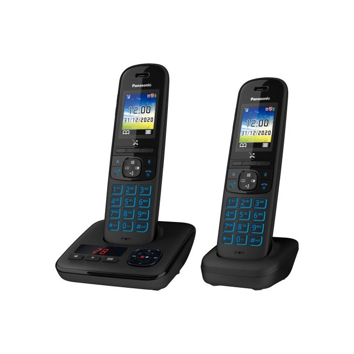 Téléphone sans fil Panasonic KX-TGH722 Noir