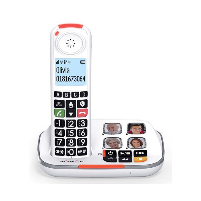Téléphone sans fil Swissvoice Xtra 2355 Blanc