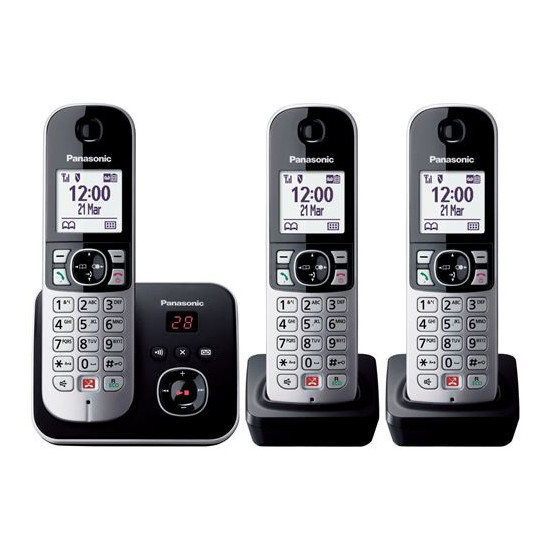 Téléphone fixe sans fil Trio Panasonic KX-TG6863