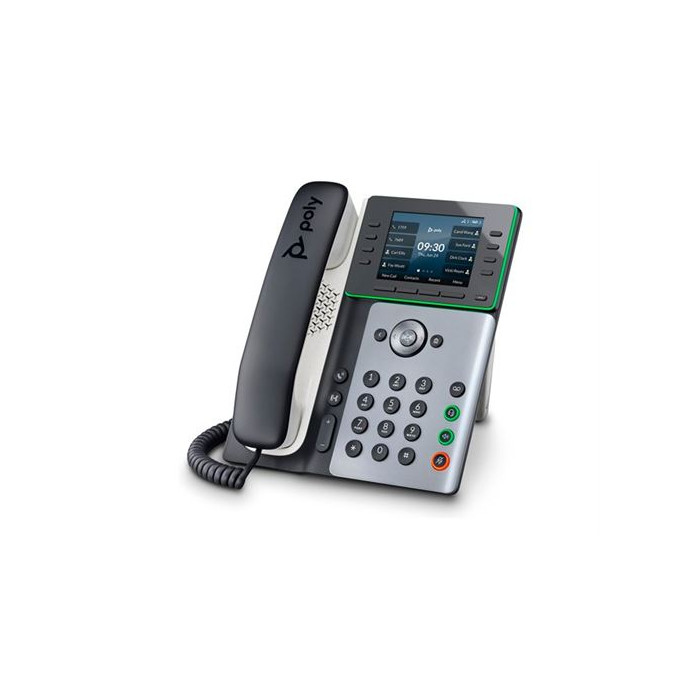 HP Poly Edge E350 - Téléphone VoIP avec ID d'appelant/appel en instance - (conférence) à trois capacité d'appel - SIP, SDP - ble