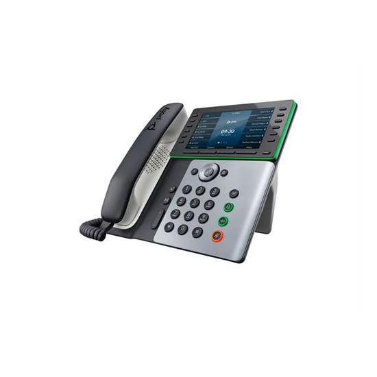 HP Poly Edge E500 - Téléphone VoIP avec ID d'appelant/appel en instance - (conférence) à trois capacité d'appel - SIP, SDP - 48 