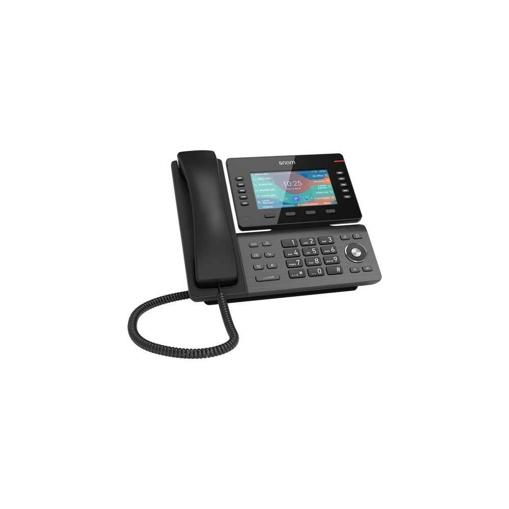 Téléphone de bureau noir Snom 00004536 D865