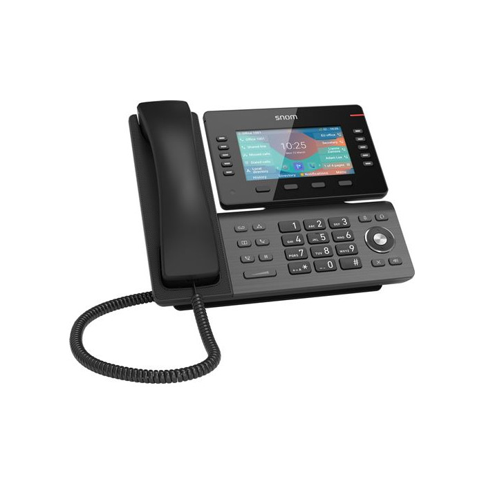 Téléphone de bureau noir Snom 00004536 D865
