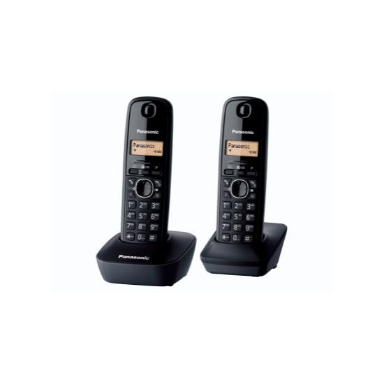 Panasonic KX-TG1612 - Téléphone sans fil DECT noir