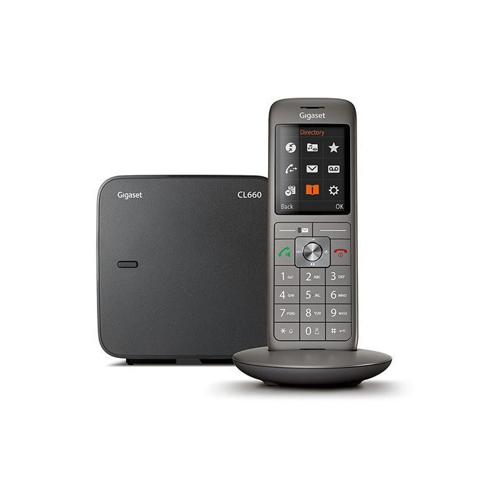 Téléphone fixe sans fil Gigaset CL660 Solo Anthracite