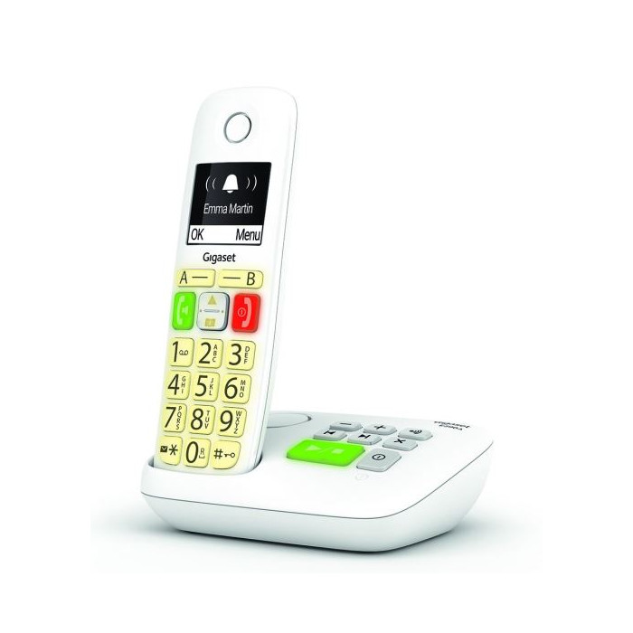 Téléphone sans fil Gigaset E290A Solo Blanc