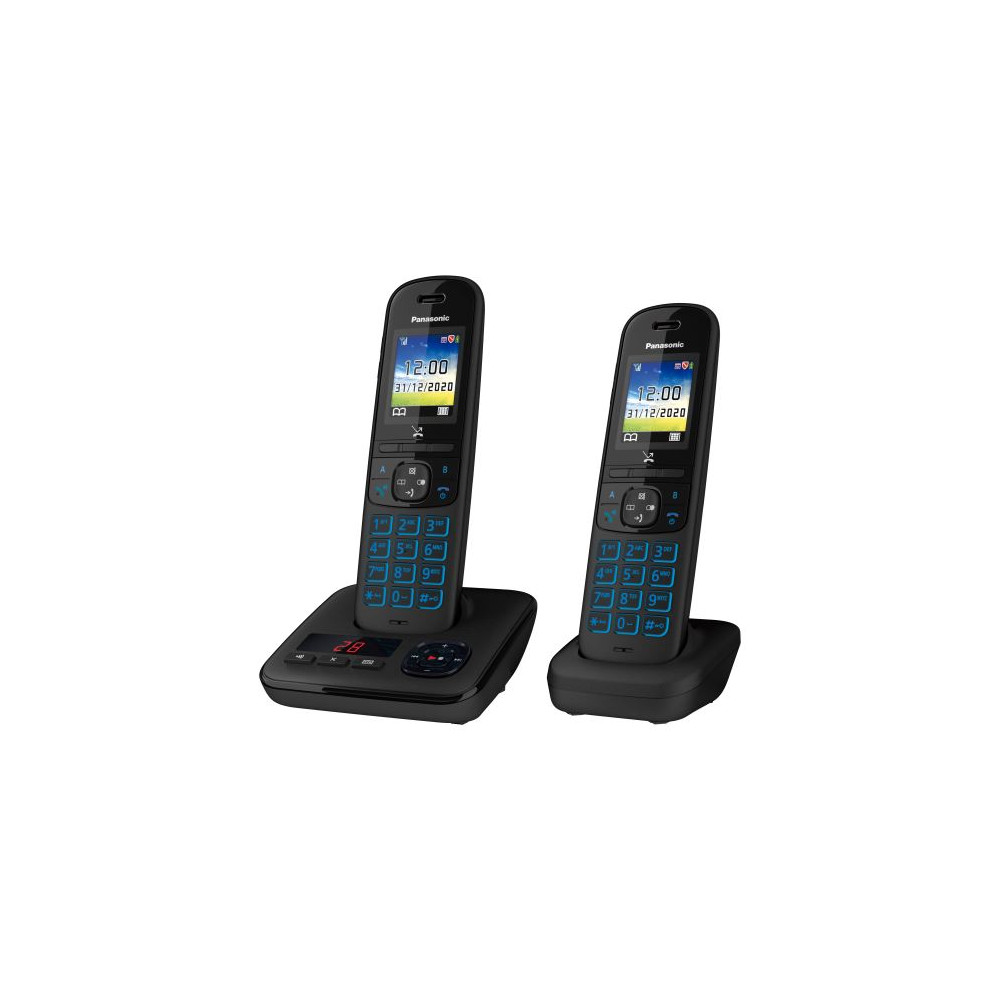 Téléphone sans fil Panasonic KX-TGH722 Noir