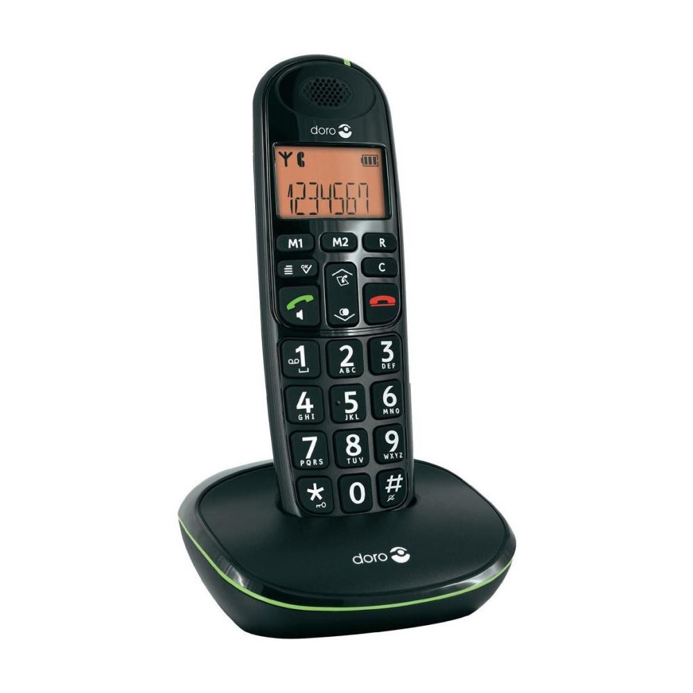 Téléphones Fixe Senior DECT Doro Noir - Lot de 2