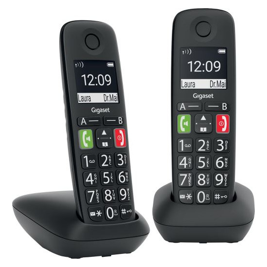GIGASET E290R BLACK DUO - Téléphone sans fil
