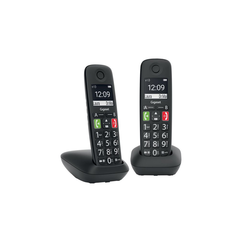 GIGASET E290R BLACK DUO - Téléphone sans fil