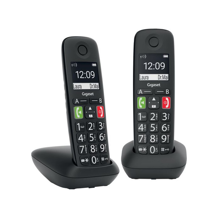 GIGASET E290R BLACK DUO - Téléphone sans fil