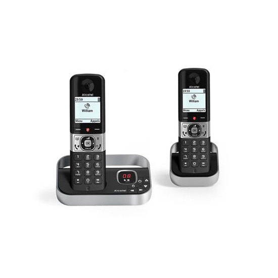 Téléphone fixe sans fil Alcatel F890 Voice Duo Noir