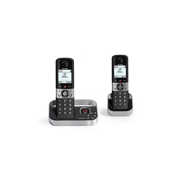 Téléphone fixe sans fil Alcatel F890 Voice Duo Noir