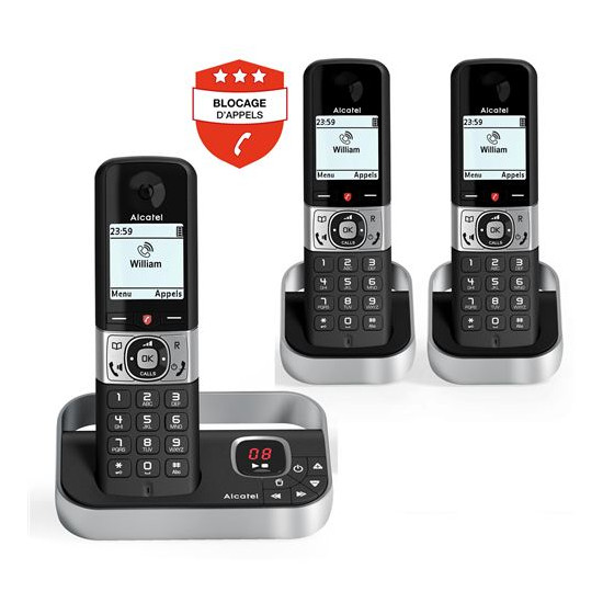 Pack téléphone sans fil Alcatel F890 Voice Trio