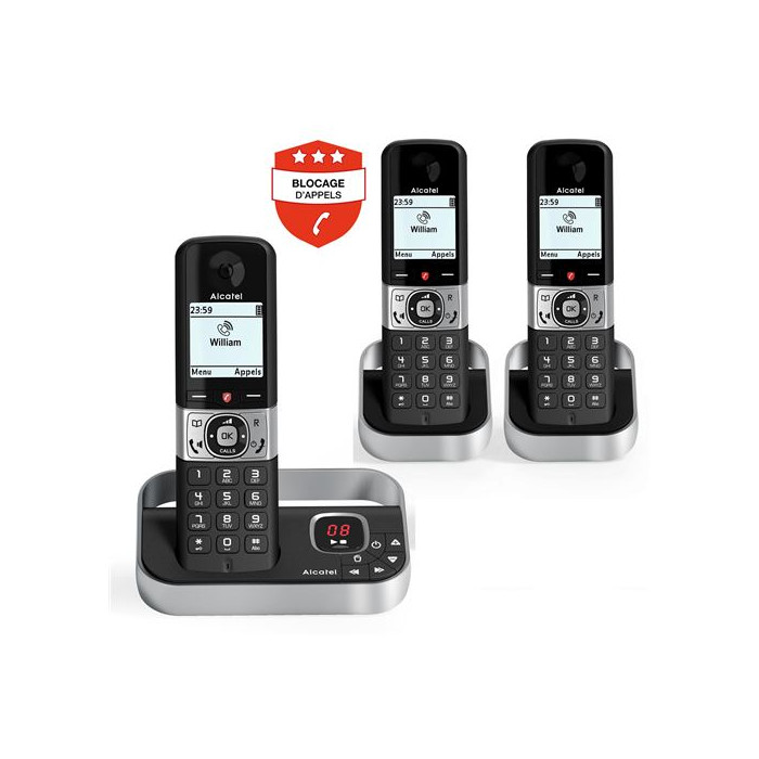 Pack téléphone sans fil Alcatel F890 Voice Trio