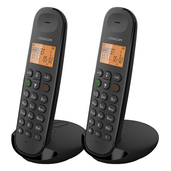 Téléphone fixe sans fil Logicom Dect Duo Iloa 255T