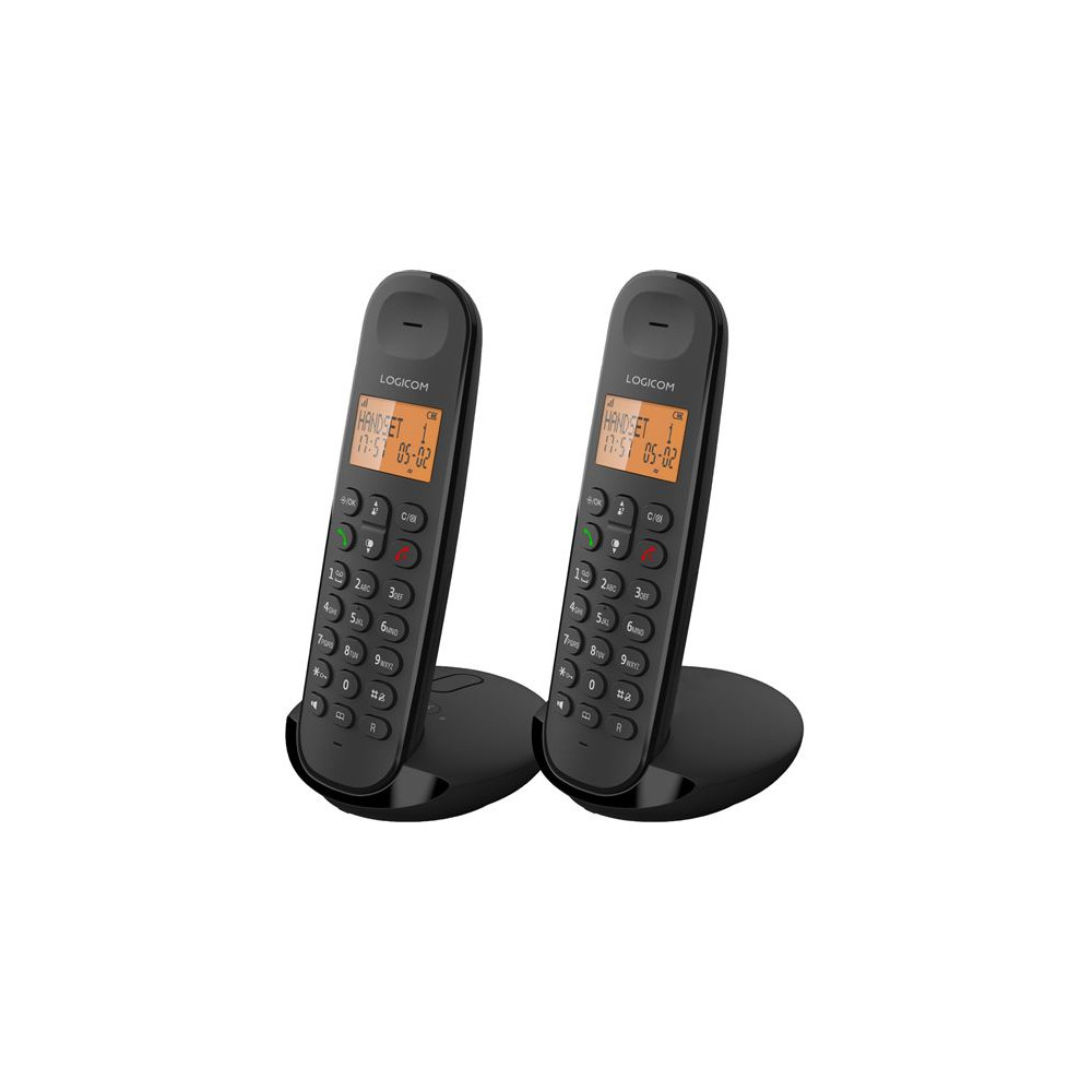 Téléphone fixe sans fil Logicom Dect Duo Iloa 255T