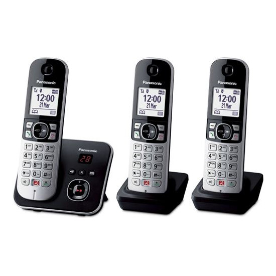 PANASONIC KX-TG6863NLB - Téléphone Filaire
