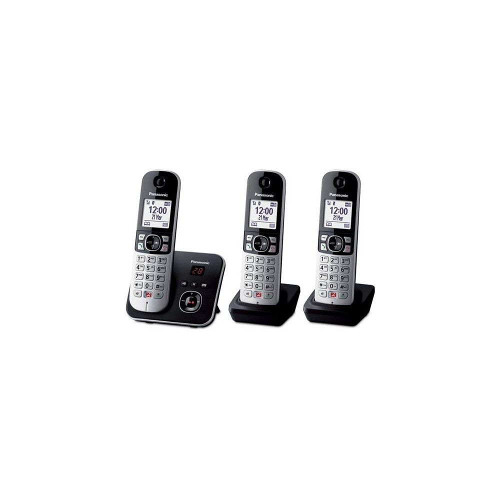 PANASONIC KX-TG6863NLB - Téléphone Filaire