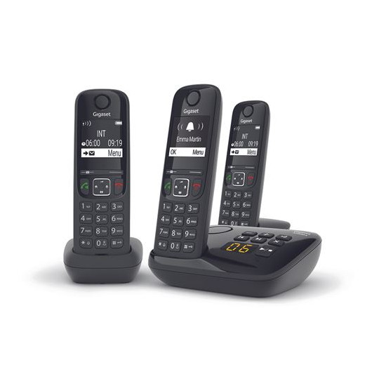 Téléphone sans fil Gigaset AS690A Trio Noir