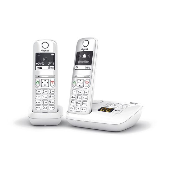 Téléphone sans fil Gigaset AS690A Duo Blanc
